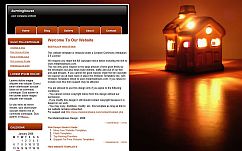 burning house