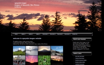 Speyside Images - another Quality Affordable Web Site from Bob Fuller Web Design